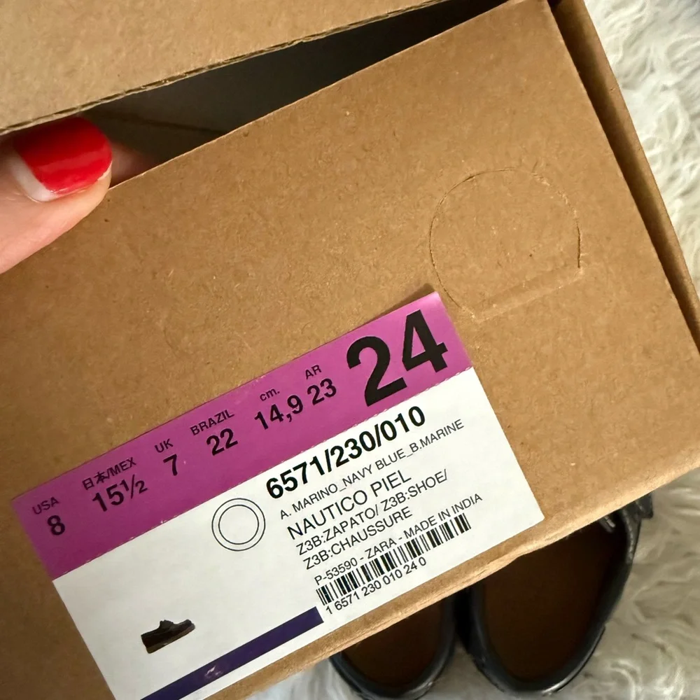 Zara boat loafers